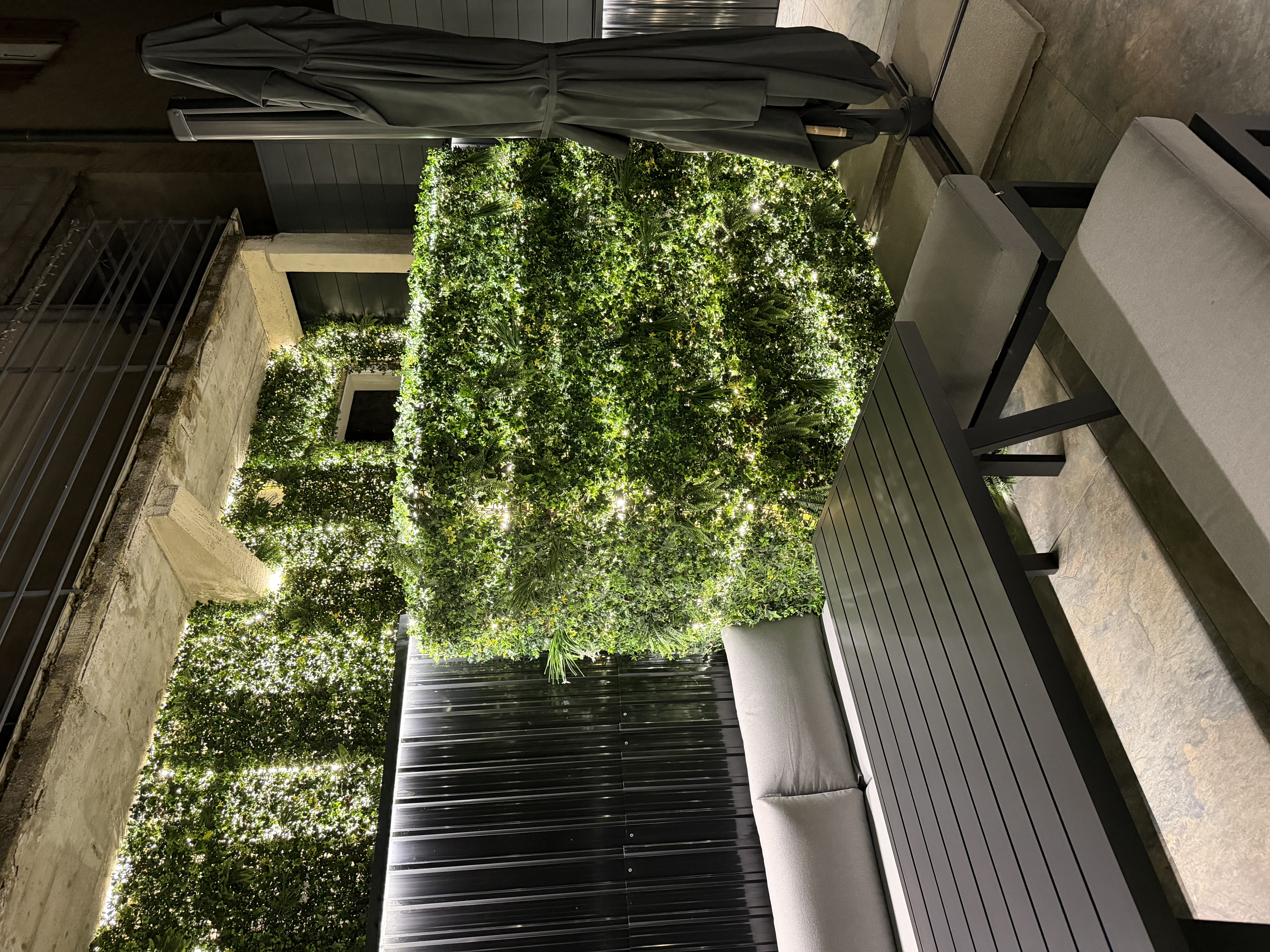 Vue extérieure de la love room Nuit d'Or